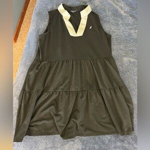 Black Sleeveless Tiered Dress